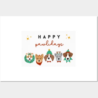 Happy Pawlidays Posters and Art